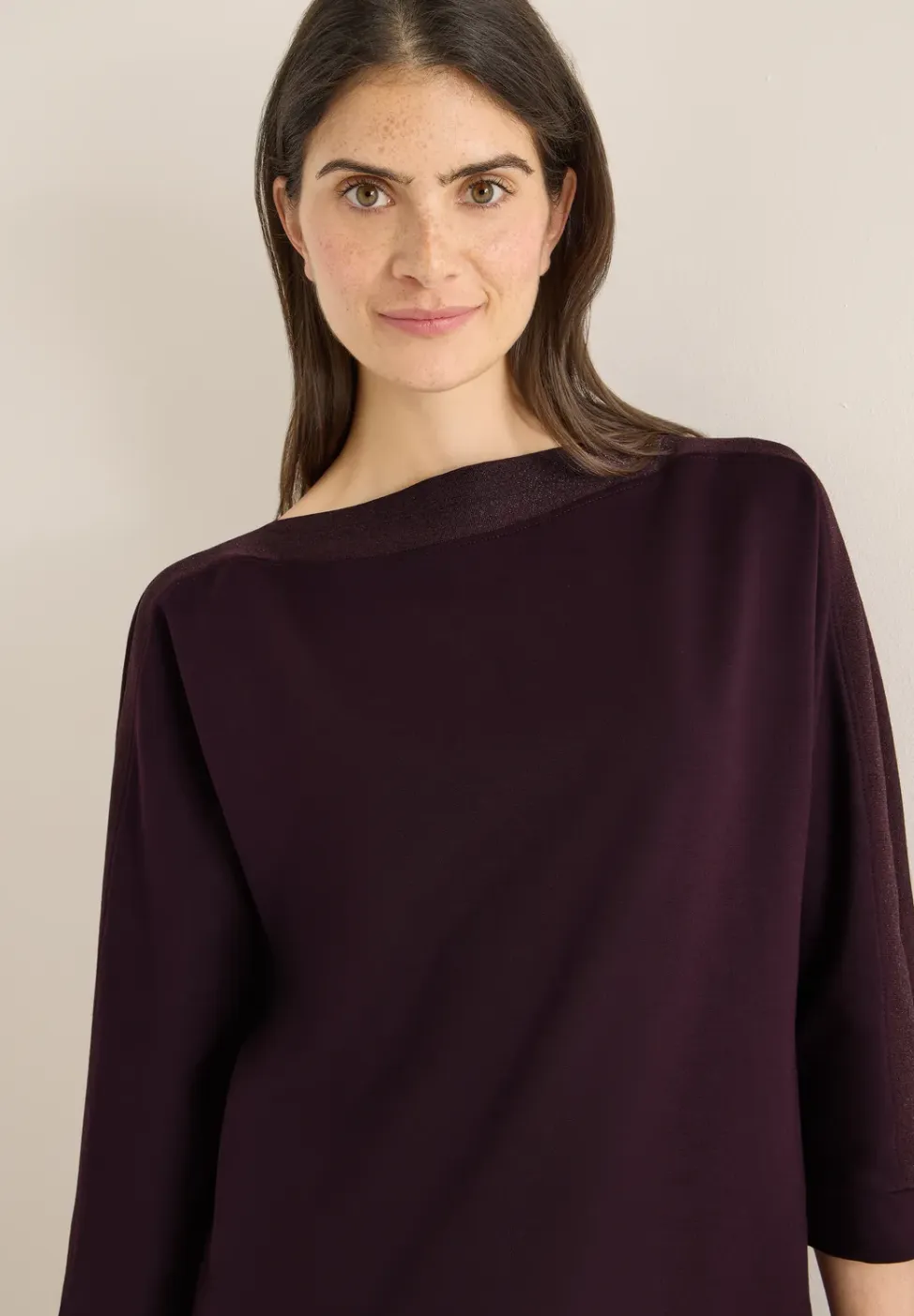 Batwing shirt met tape
