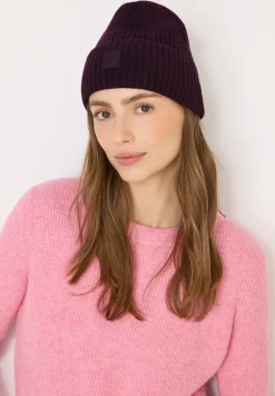 Beanie in effen kleur