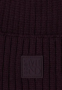 Beanie in effen kleur