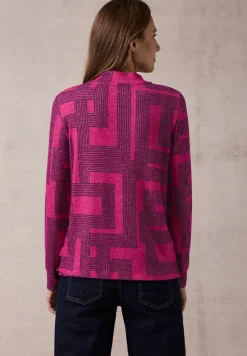 Bedrukt shirt met lange mouwen