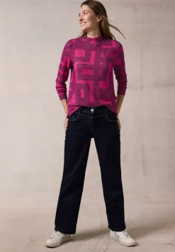 Bedrukt shirt met lange mouwen