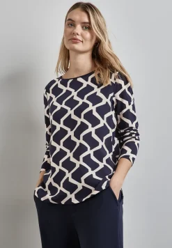 Bedrukt shirt met lange mouwen