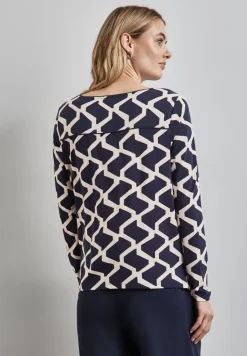 Bedrukt shirt met lange mouwen