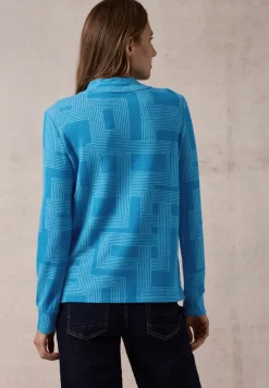 Bedrukt shirt met lange mouwen