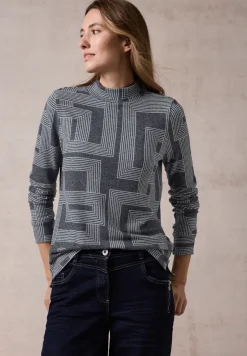 Bedrukt shirt met lange mouwen