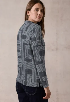 Bedrukt shirt met lange mouwen