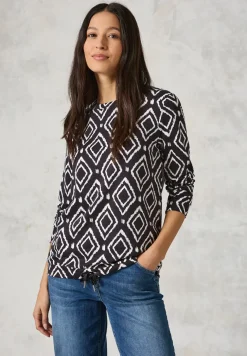 Bedrukt shirt met lange mouwen