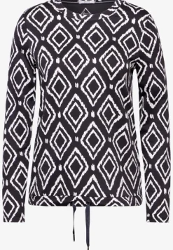 Bedrukt shirt met lange mouwen