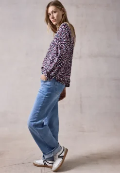 Bedrukte blouse