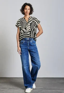 Bedrukte blouse