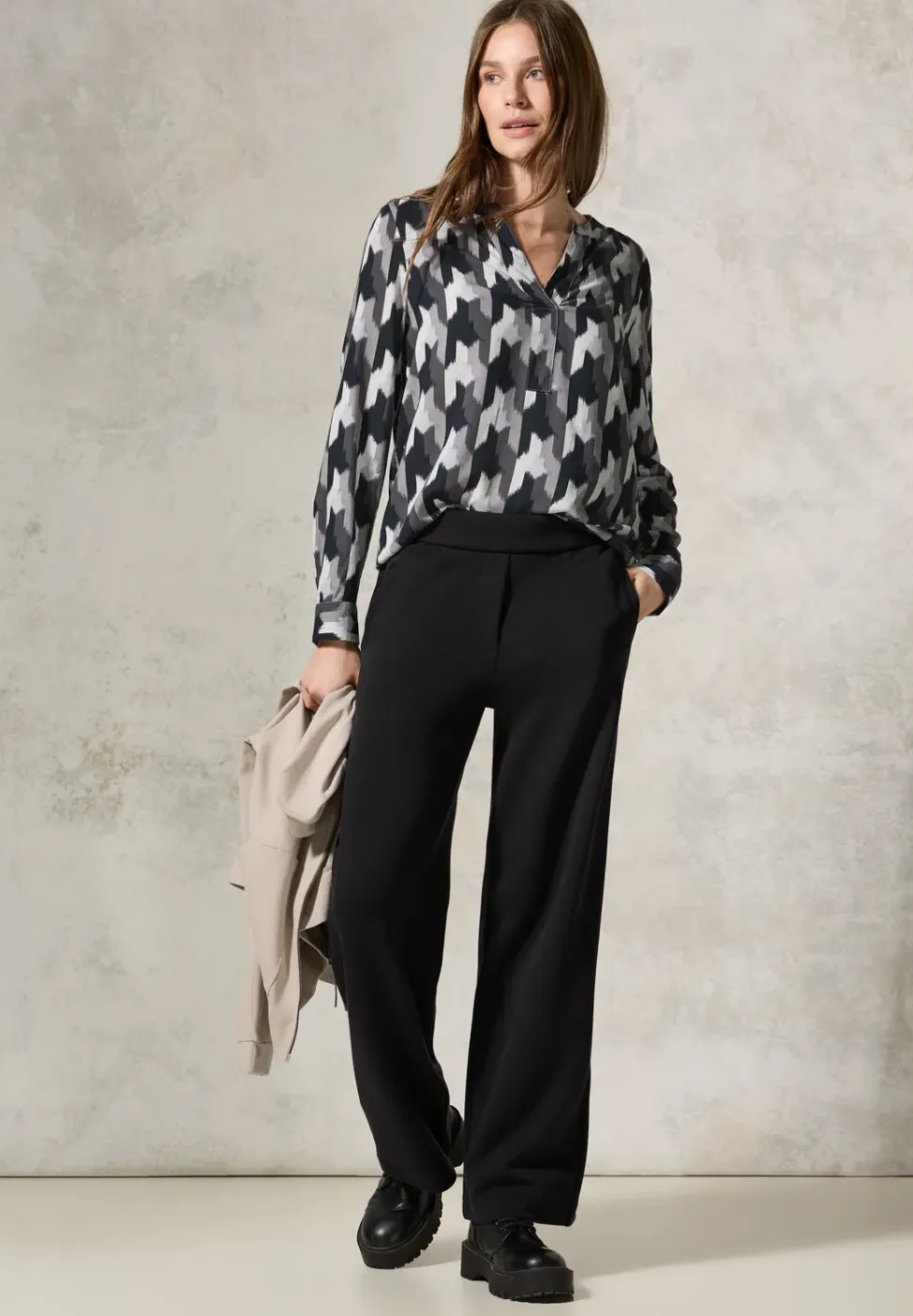 Bedrukte blouse