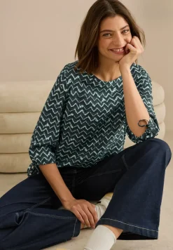 Bedrukte blouse