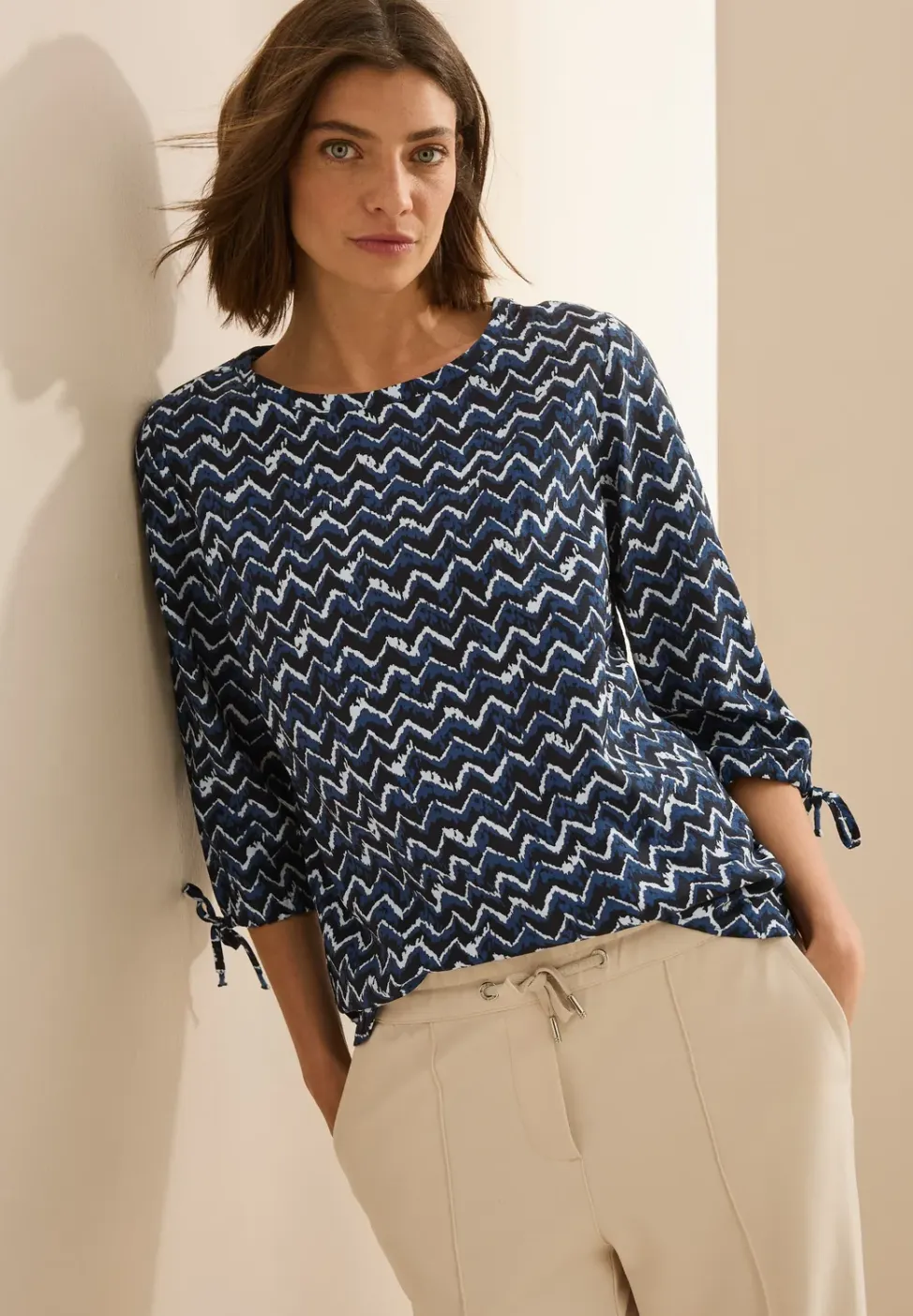 Bedrukte blouse