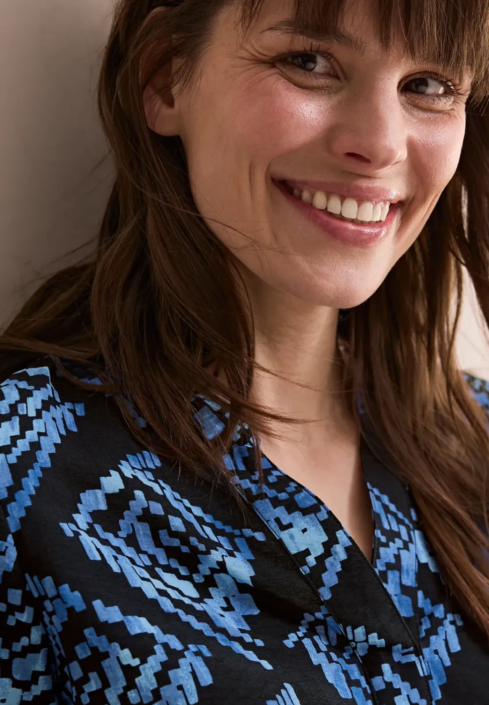 Bedrukte blouse