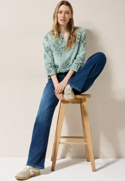 Bedrukte blouse
