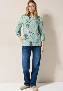 Bedrukte blouse