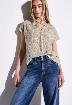Bedrukte blouse