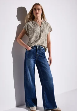 Bedrukte blouse