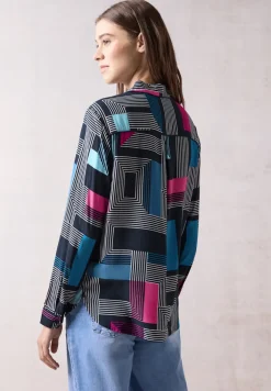 Bedrukte blouse