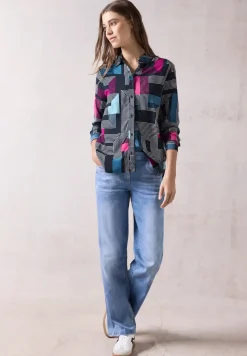 Bedrukte blouse