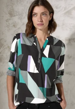 Bedrukte blouse
