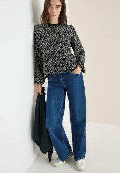 Bedrukte blouse met glitter