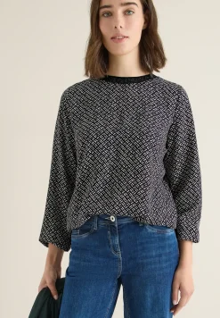 Bedrukte blouse met glitter
