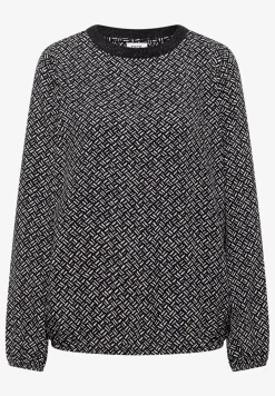 Bedrukte blouse met glitter