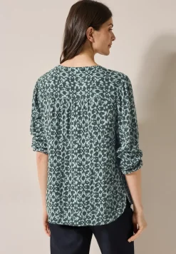 Bedrukte blouse met glitter
