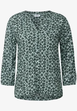 Bedrukte blouse met glitter