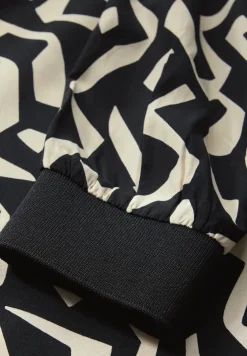 Bedrukte blouse met ronde hals
