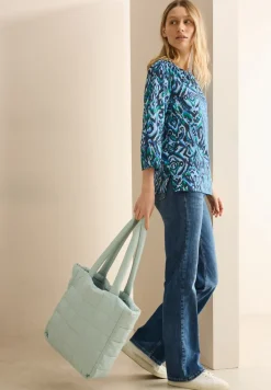 Bedrukte katoenen blouse