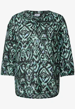 Bedrukte katoenen blouse