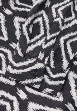 Bedrukte lange blouse