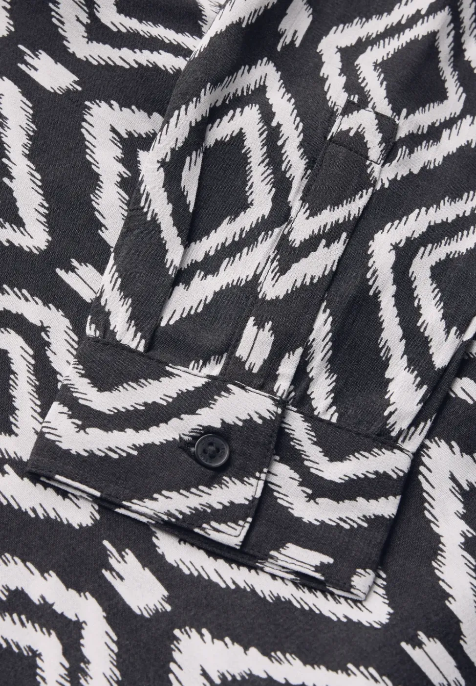 Bedrukte lange blouse