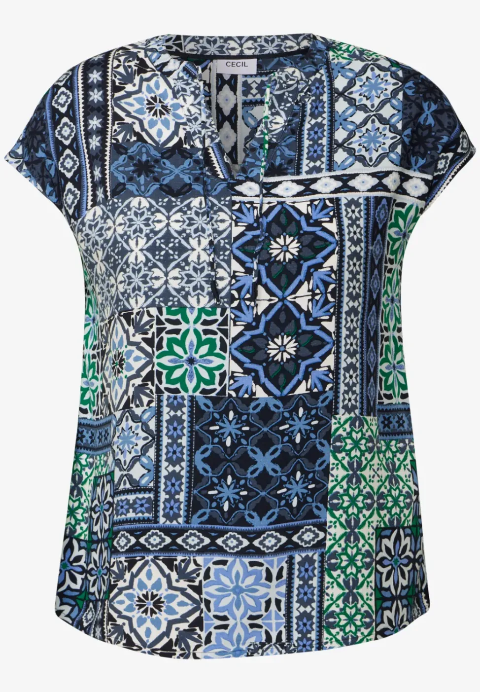 Bedrukte blouse
