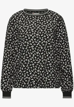 Bedrukte blouse met tape details