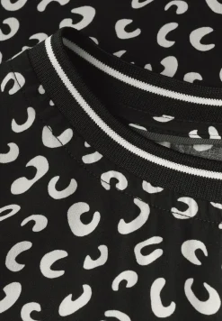 Bedrukte blouse met tape details