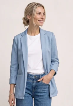 Blazer in een lang en open model