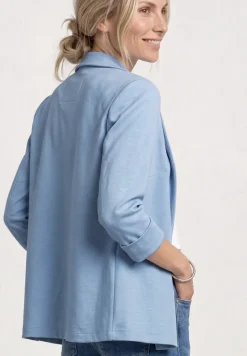 Blazer in een lang en open model