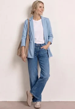 Blazer in een lang en open model