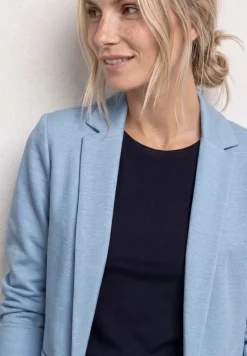 Blazer in een lang en open model