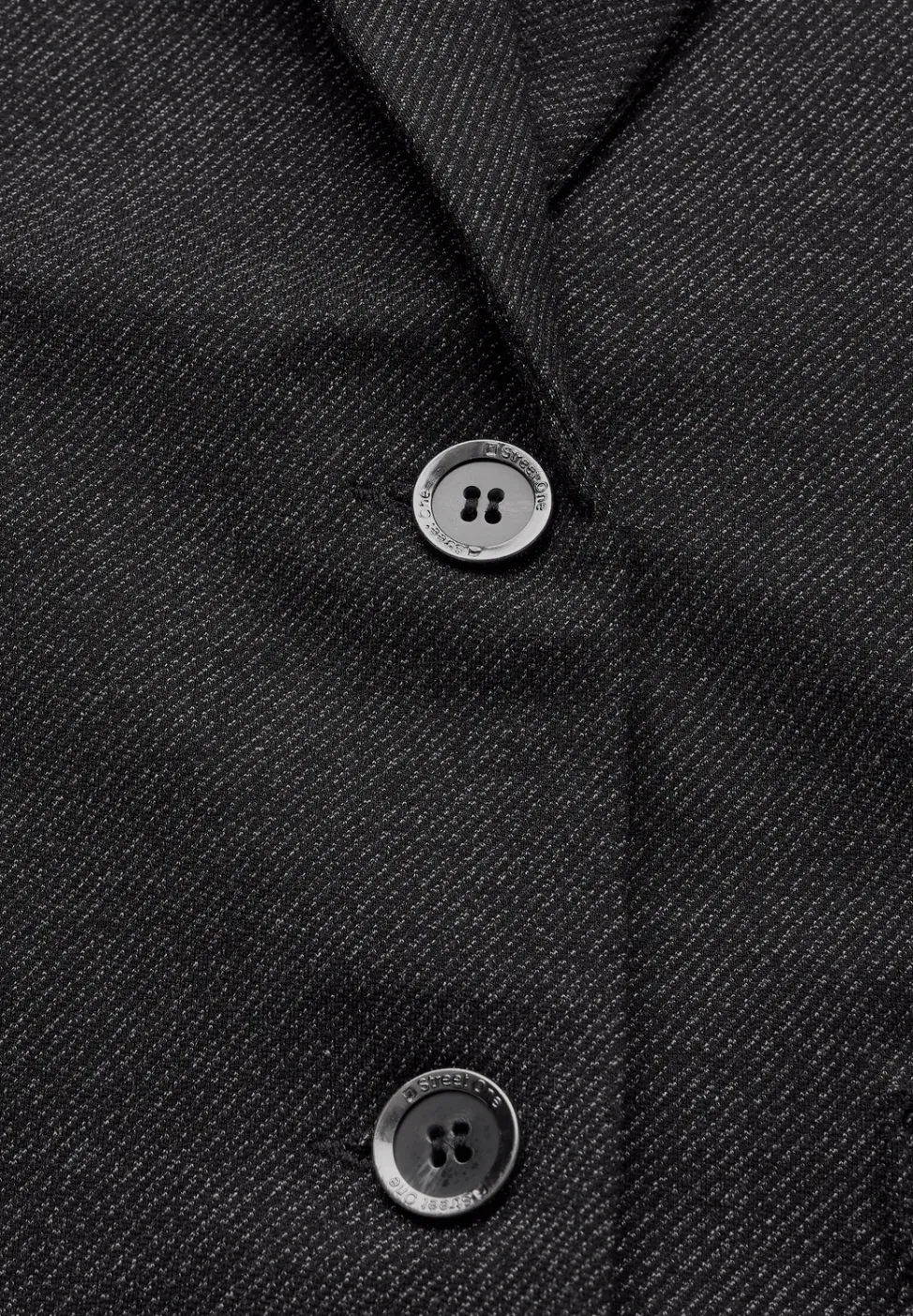 Blazer met gemêleerde look