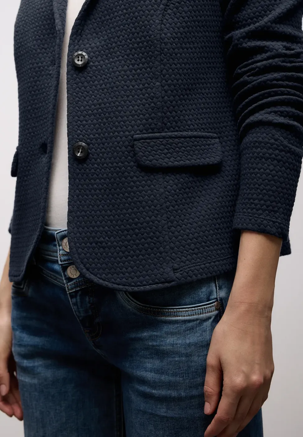 Blazer met structuur