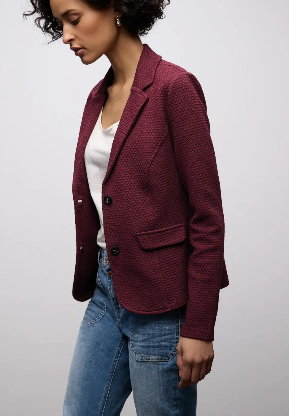 Blazer met structuur