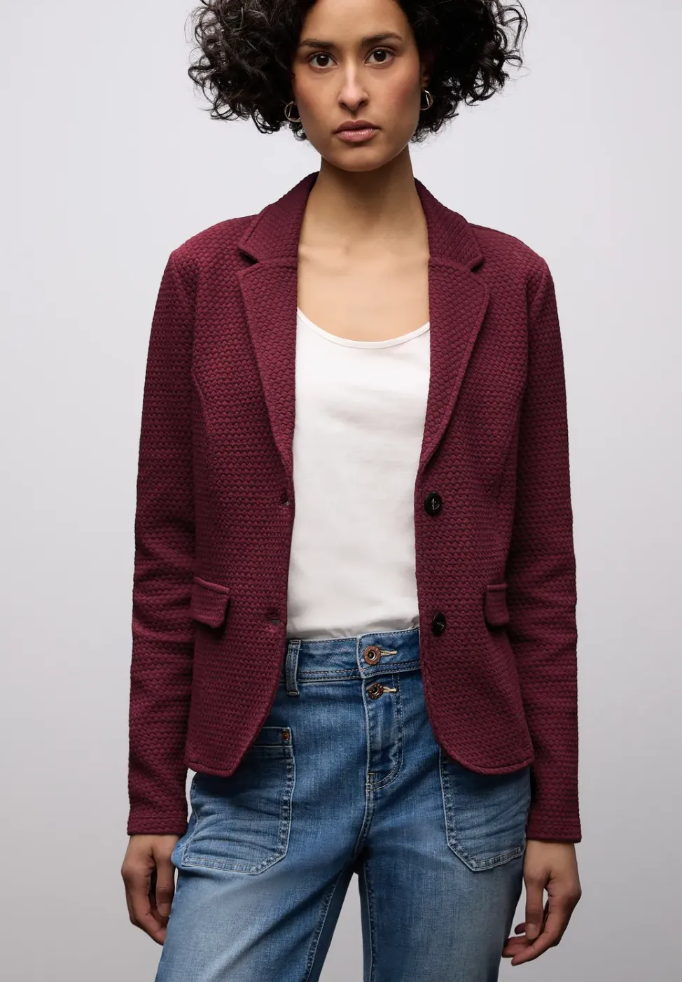 Blazer met structuur