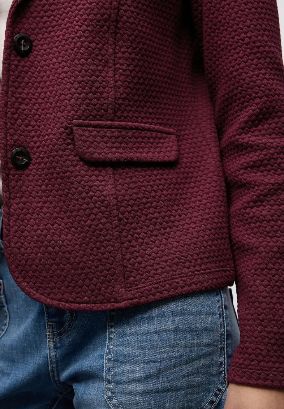 Blazer met structuur