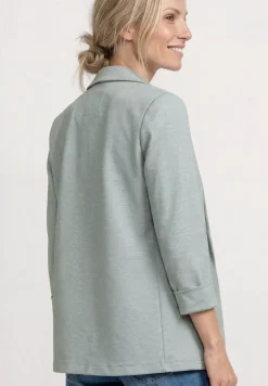 Blazer in een lang en open model