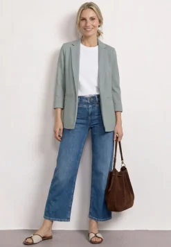 Blazer in een lang en open model