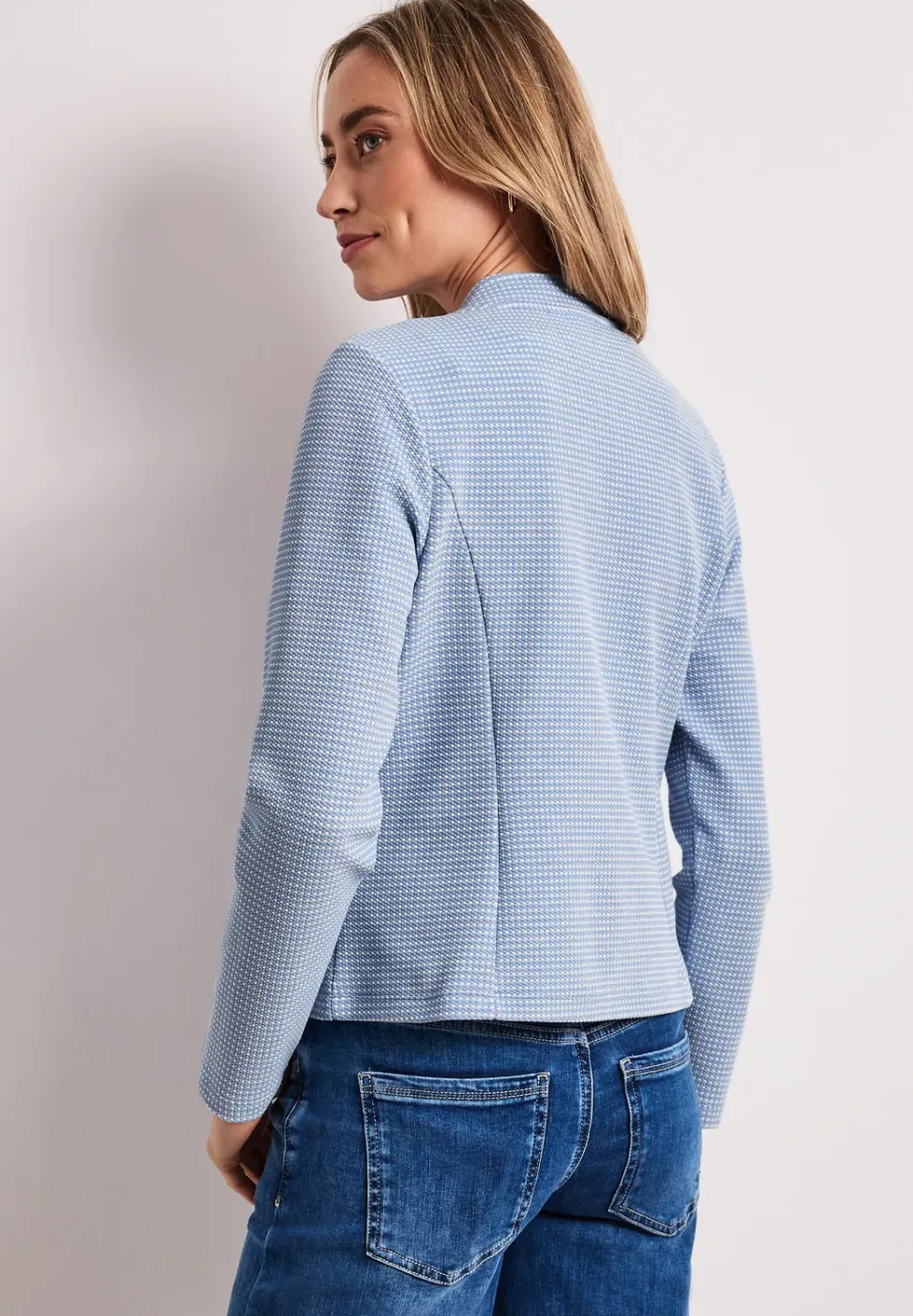 Blazer met structuur